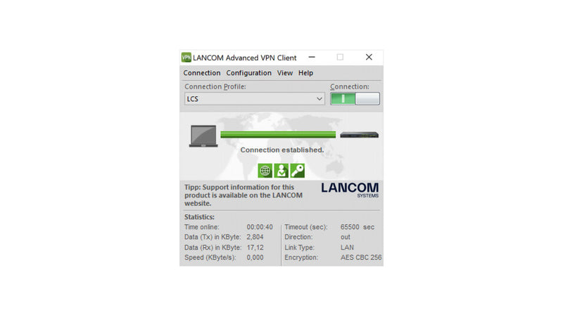 LANCOM Upgrade Advanced VPN Client (WIN, Bulk 10) Administration af netværk 10 licens(er)