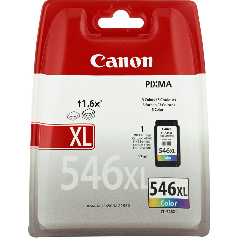 Canon CL-546XL blækpatron 1 stk Original Blå, Magenta, Gul