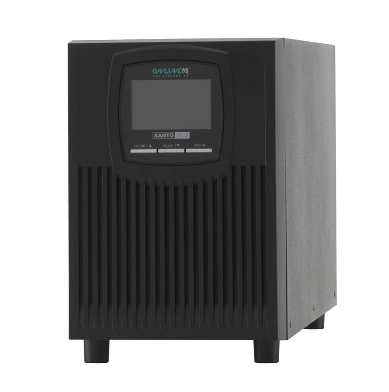 ONLINE USV-Systeme XANTO 1000 UPS-enhed Dobbeltkonvertering (online) 1 kVA 1000 W 4 AC stikkontakt(er)