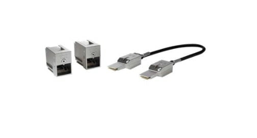 Cisco C9300L-STACK-KIT= InfiniBand og fiberoptisk kabel 0,5 m Sort, Grå
