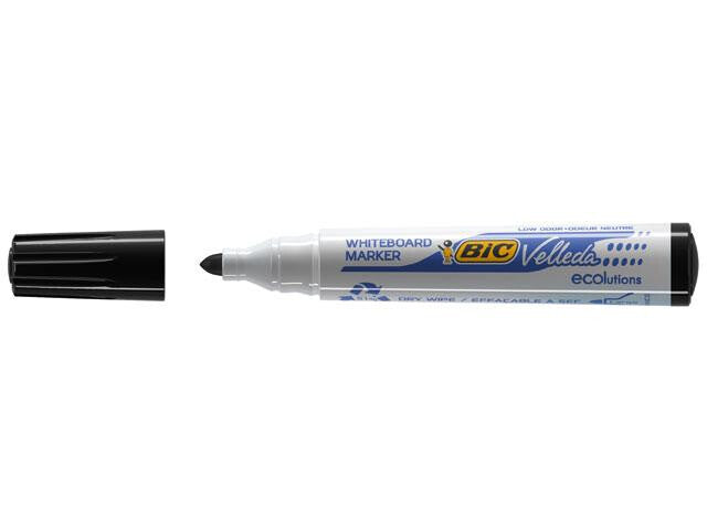 BIC Whiteboard Velleda ECOlutions 1701 speedmarker 12 stk Sort