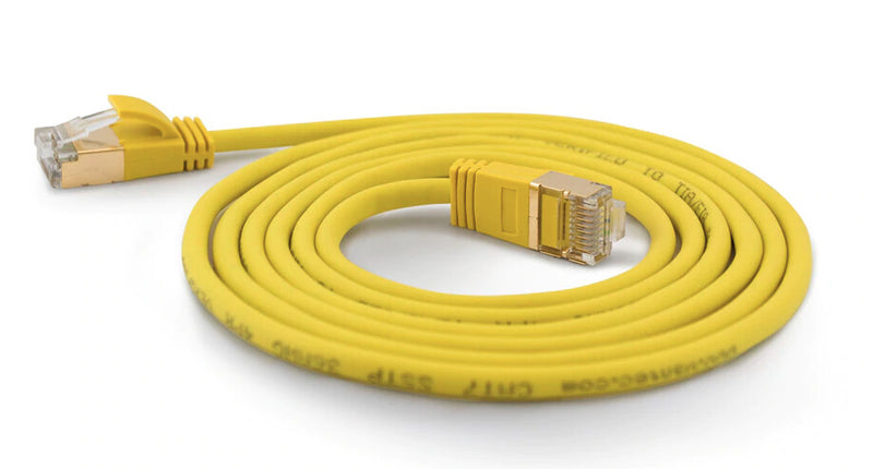 Wantec 7176 netværkskabel Gul 3 m Cat7 S/FTP (S-STP)