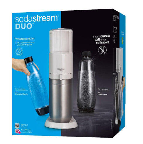 SodaStream DUO Rustfrit stål, Hvid