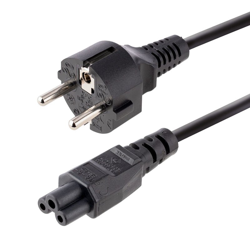 StarTech.com 753E-3M-POWER-LEAD el-ledning Sort CEE7/7 C5 forbinder