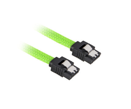 Sharkoon Sata 3 SATA-kabel 0,3 m SATA 7-pin Sort, Grøn