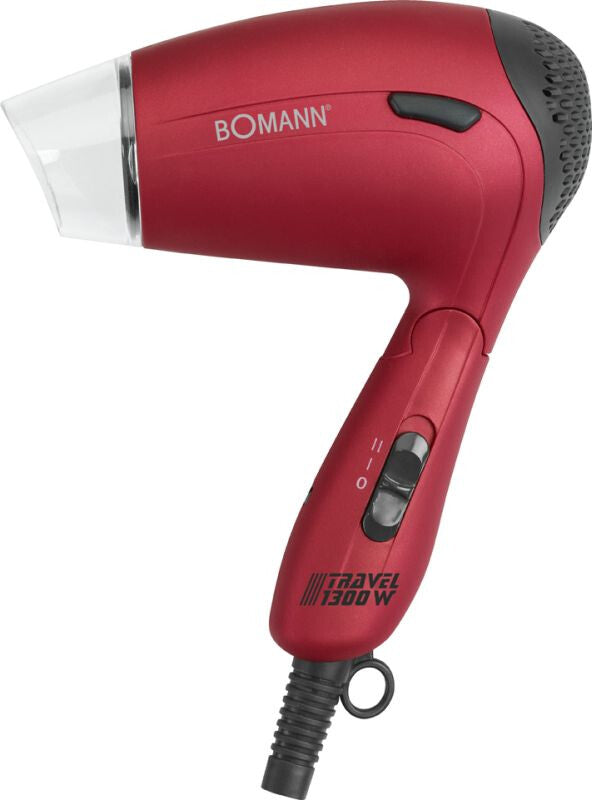 Bomann HTD 8005 CB hårtørrer 1300 W Rød