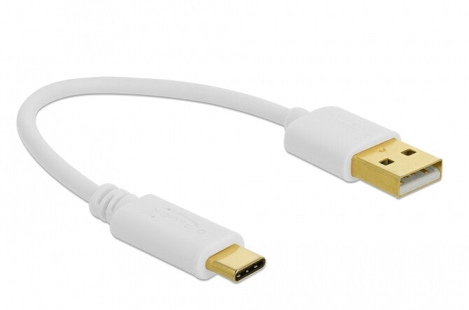 DeLOCK 85355 USB-kabel 0,15 m USB A USB C Hvid