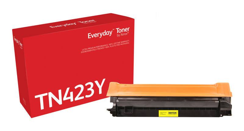 Everyday™ Gul Toner by Xerox compatible with Brother TN-423Y, Høj kapacitet