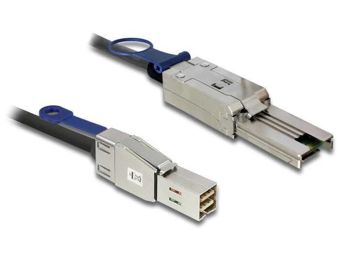 DeLOCK 83735 Serial Attached SCSI (SAS)-kabel 3 m Sort