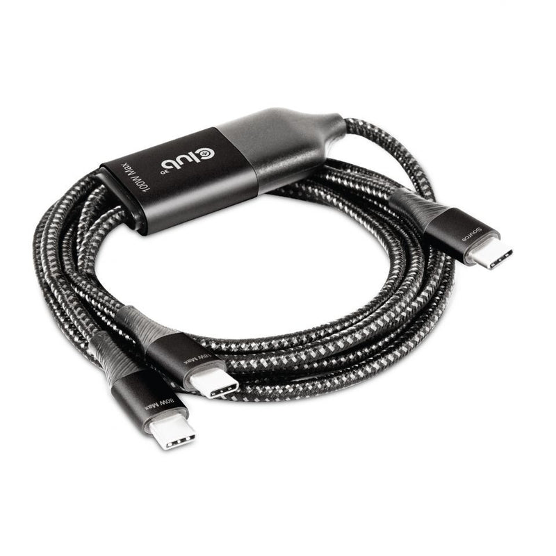 CLUB3D CAC-1527 USB-kabel 1,83 m USB C 2 x USB C 100 W Sort