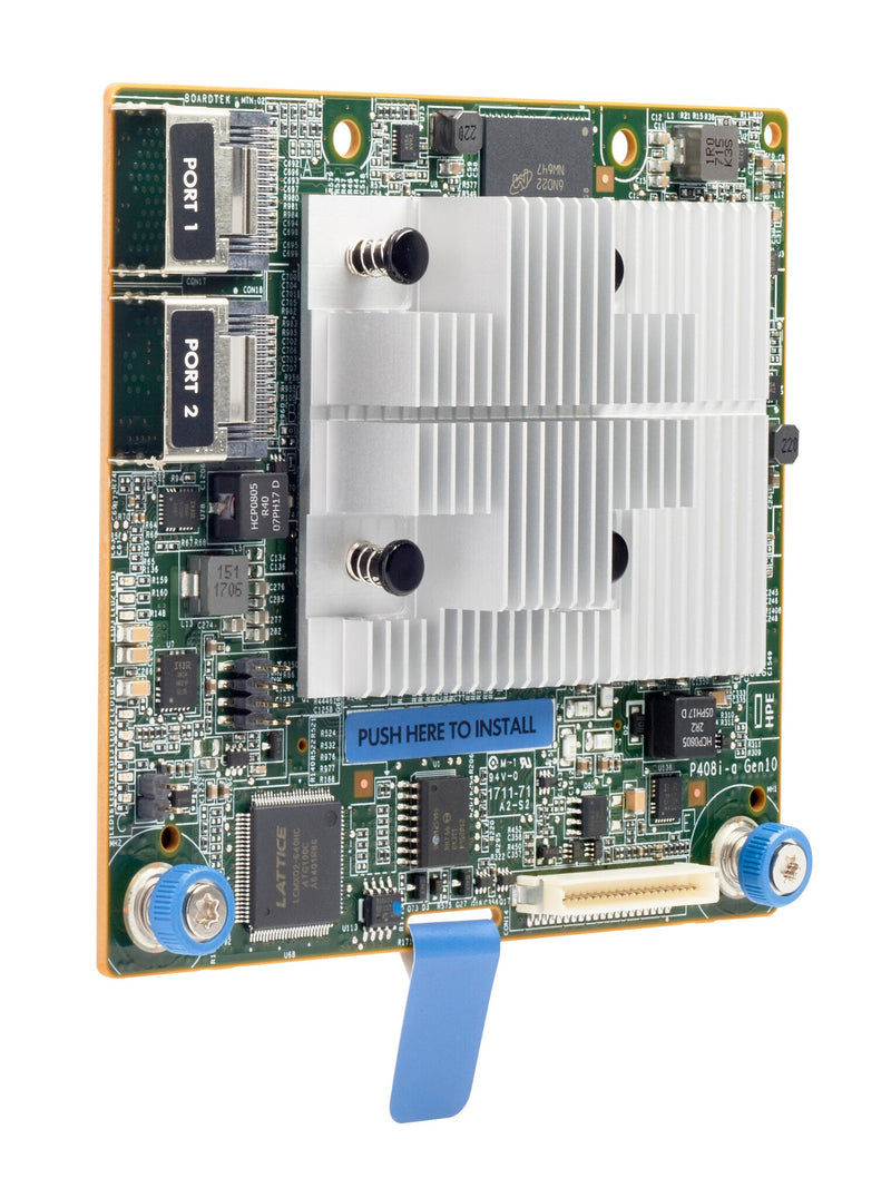 HPE Smart Array P408i-a SR Gen10 (8 Internal Lanes/2GB Cache) 12G SAS Modular LH Controller RAID controller PCI Express x8 3.0 12 Gbit/sek.
