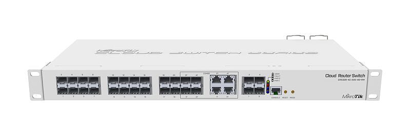 Mikrotik CRS328-4C-20S-4S+RM netværksswitch Administreret L2/L3 1U Hvid