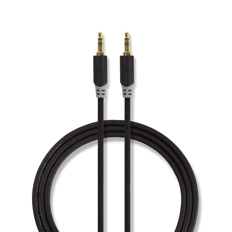 Nedis CABW22000AT10 lydkabel 1 m 3.5mm Anthracit