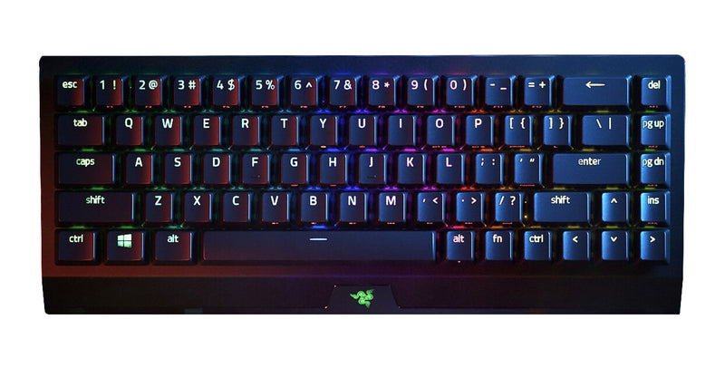 Razer BlackWidow V3 Mini HyperSpeed tastatur Spil USB + RF Wireless + Bluetooth Sort