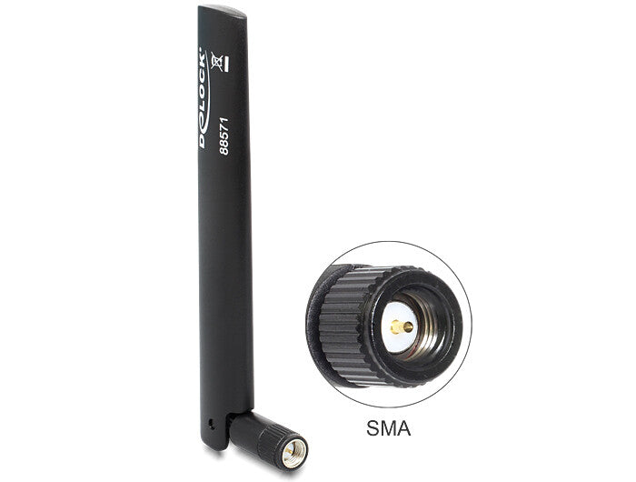 DeLOCK 88571 antenne Omniretningsbestemt antenne RP-SMA 3 dBi