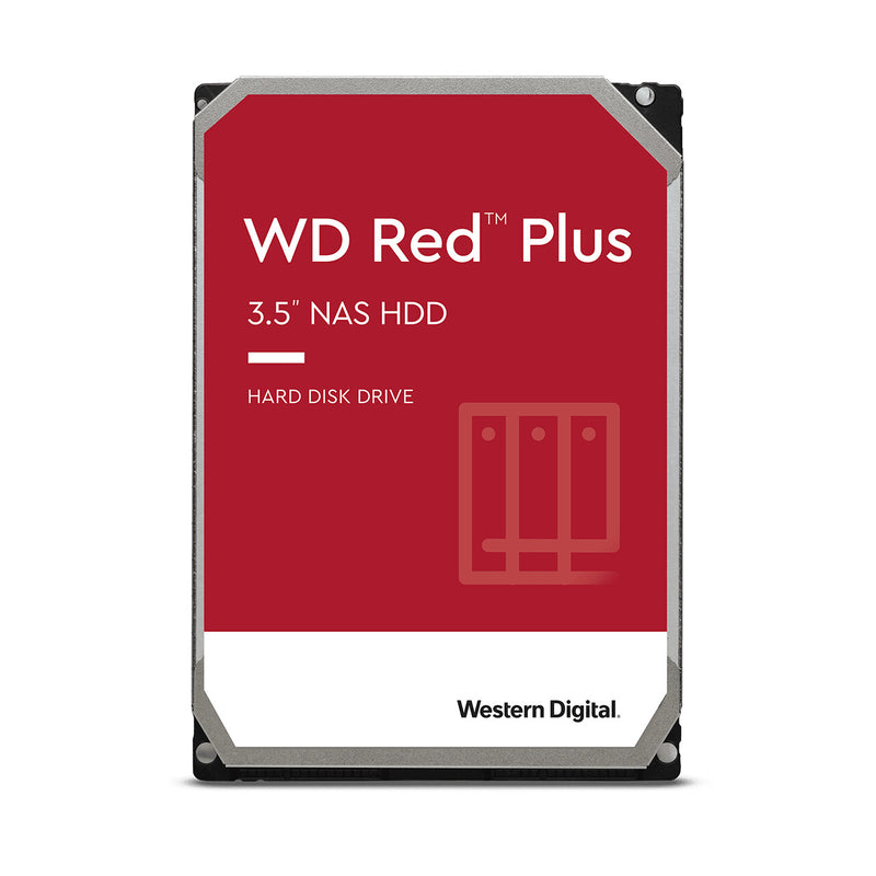 Western Digital Red Plus harddisk 12 TB 7200 rpm 3.5" Serial ATA III