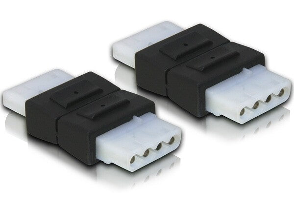 DeLOCK 65045 kabel kønsskifter 4-pin Molex Sort