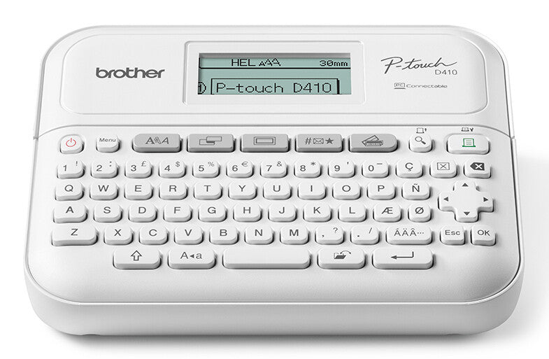 Brother PT-D410VP etiketprinter ZINK (Zero-Ink) 180 x 180 dpi Ledningsført TZe QWERTY