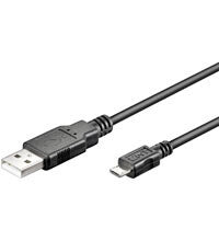 Goobay 95736 USB-kabel USB 2.0 0,15 m USB A Micro-USB B 0,48 Gbit/sek. Sort