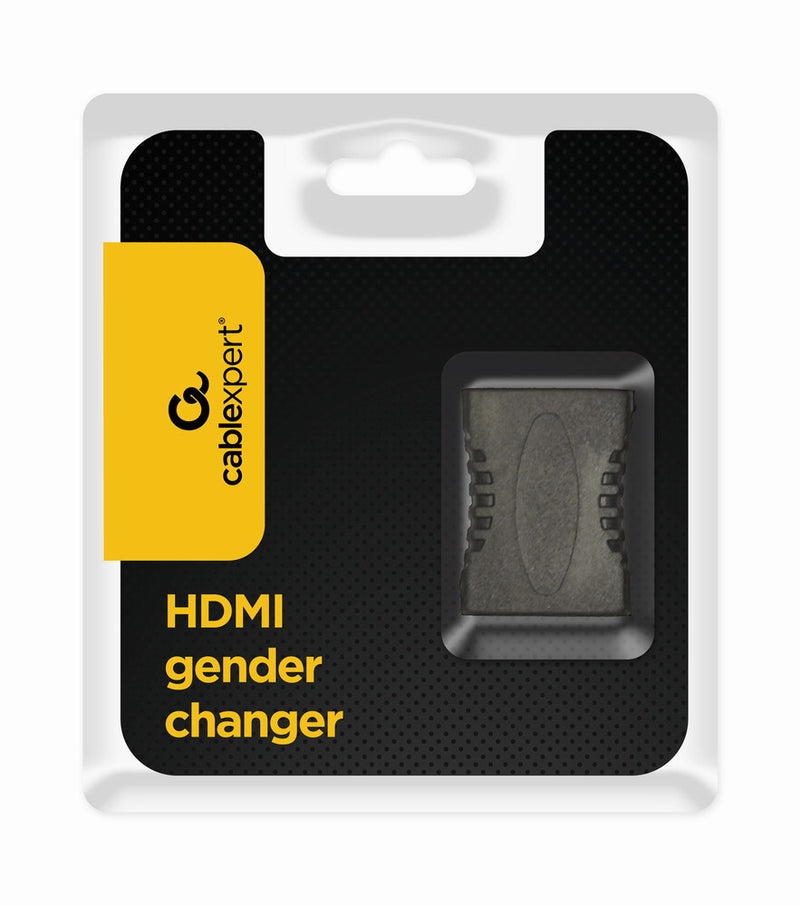 Gembird A-HDMI-FF kabel kønsskifter Sort