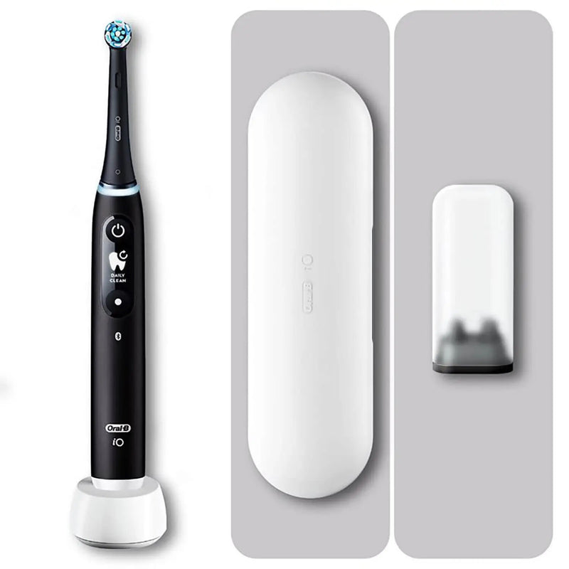 Oral-B iO Series 6 Voksen Roterende tandbørste Sort