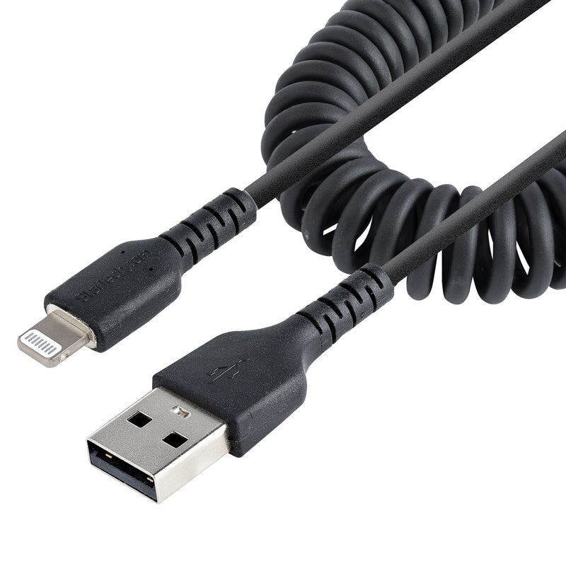 StarTech.com RUSB2ALT1MBC Lightning kabel 1 m Sort