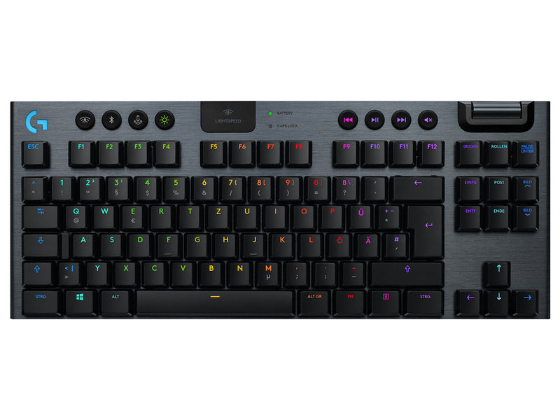 Logitech G 920-009496 tastatur Spil RF trådløs + Bluetooth QWERTZ Tysk Kulfiber