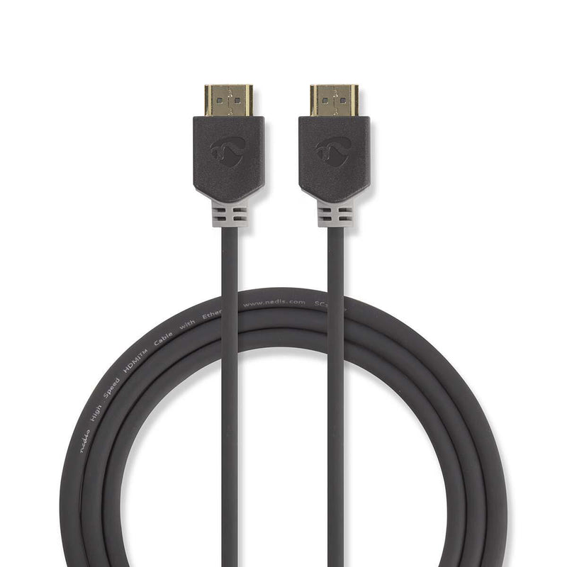 Nedis CVBW34000AT20 HDMI-kabel 2 m HDMI Type A (Standard) Anthracit