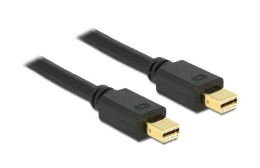 DeLOCK 83472 DisplayPort kabel 0,5 m Mini DisplayPort Sort