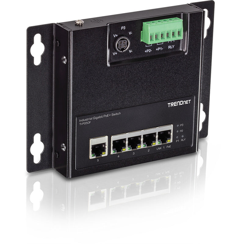Trendnet TI-PG50F netværksswitch Ikke administreret Strøm over Ethernet (PoE) Sort