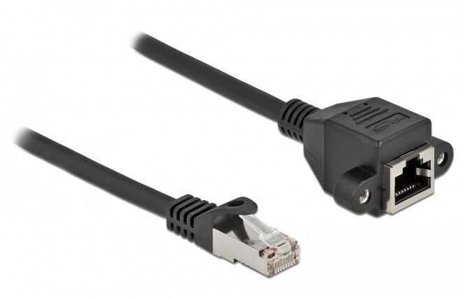 DeLOCK 86998 netværkskabel Sort 0,25 m Cat6a S/FTP (S-STP)