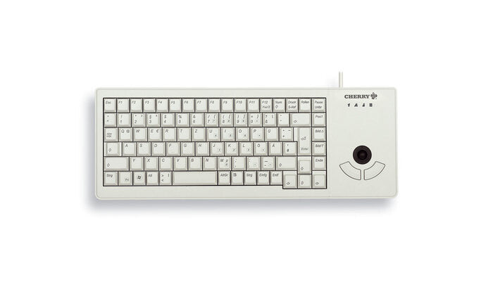 CHERRY XS Trackball tastatur Universel USB QWERTZ Tysk Grå