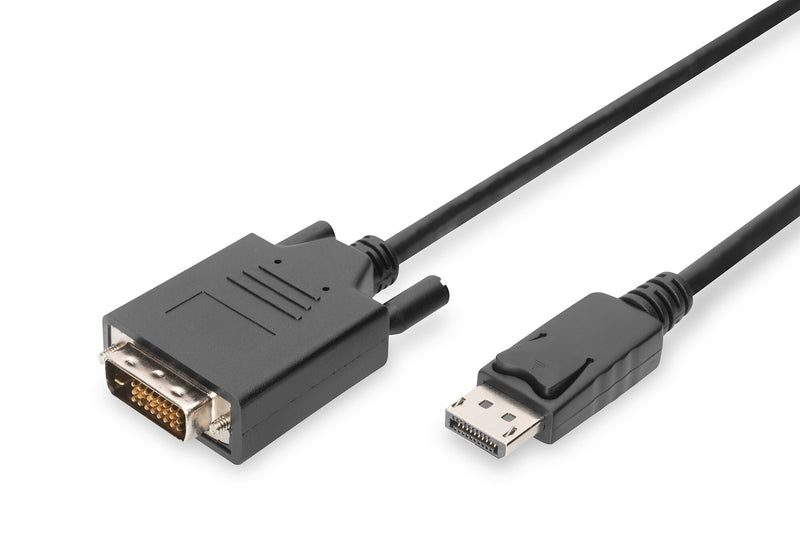 Digitus AK-340301-050-S videokabel adapter 5 m DisplayPort DVI-D Sort