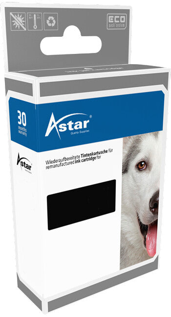 Astar AS70029 blækpatron 1 stk Kompatibel Sort