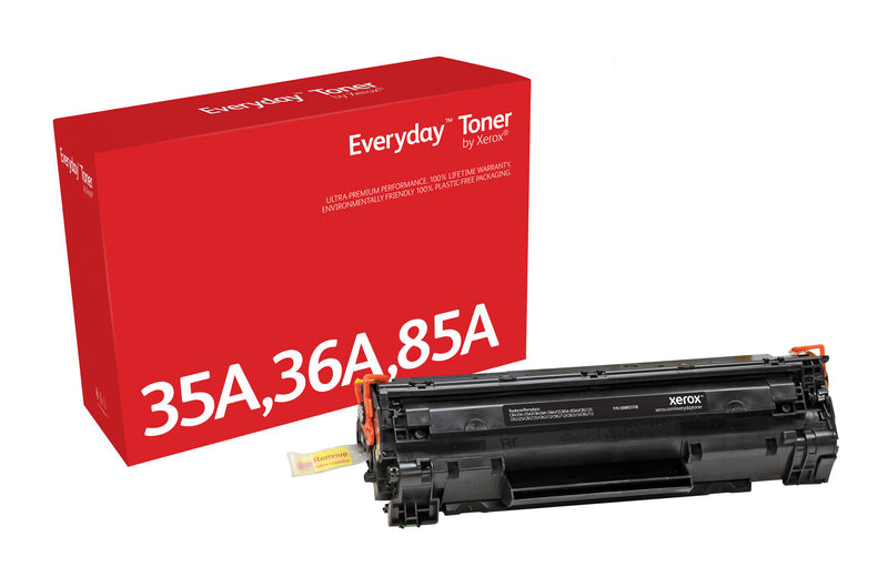 Everyday™ sprt Toner by Xerox compatible with HP 35A 36A 85A (CB435A/ CB436A/ CE285A), Standard kapacitet