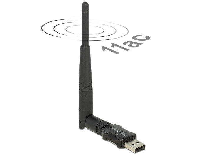 DeLOCK 12462 netværkskort WLAN 433 Mbit/s