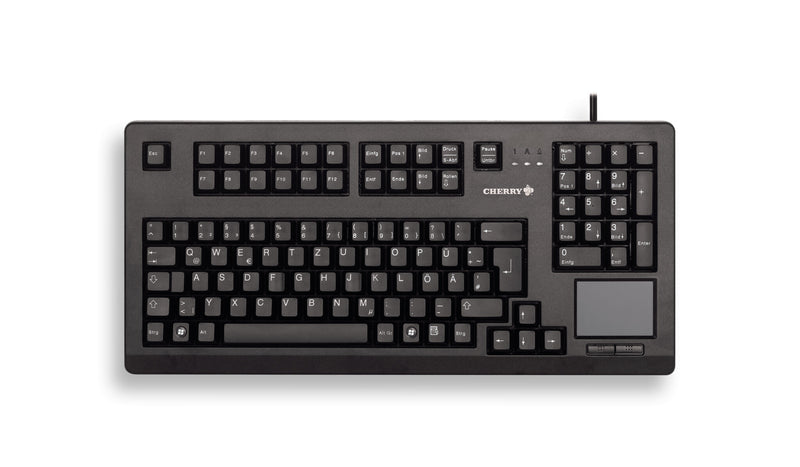 CHERRY TouchBoard G80-11900 tastatur Universel USB QWERTZ Tysk Sort
