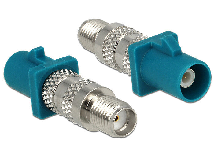 DeLOCK 88932 kabel kønsskifter FAKRA Z SMA Blå