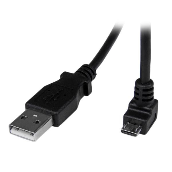 StarTech.com USBAUB2MD USB-kabel USB 2.0 2 m USB A Micro-USB B 0,48 Gbit/sek. Sort