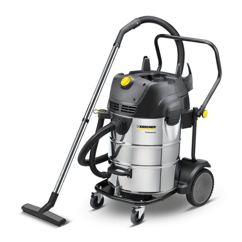 Kärcher NT 75/2 Tact² Me Tc Sort, Rustfrit stål 75 L 2760 W