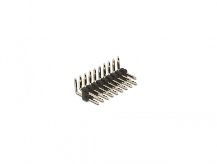 DeLOCK 66701 tilbehør til printkort (PCB) Pin header Sort, Metallic 5 stk