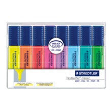 Staedtler Textsurfer classic 364 speedmarker 8 stk Mejselspids Blå, Grøn, Orange, Lyserød, Rød, Turkis, Violet, Gul