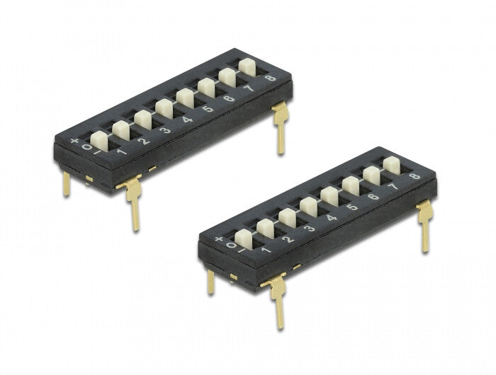 DeLOCK 66306 tilbehør til printkort (PCB) DIP-kontakt 2 stk