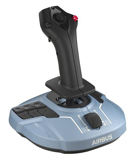 Thrustmaster TCA Sidestick Airbus edition Sort, Blå USB Flightstick Analog/digital PC