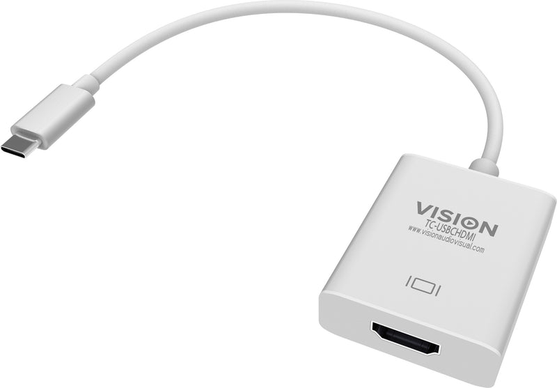 Vision TC-USBCHDMI USB grafisk adapter 3840 x 2160 pixel Hvid