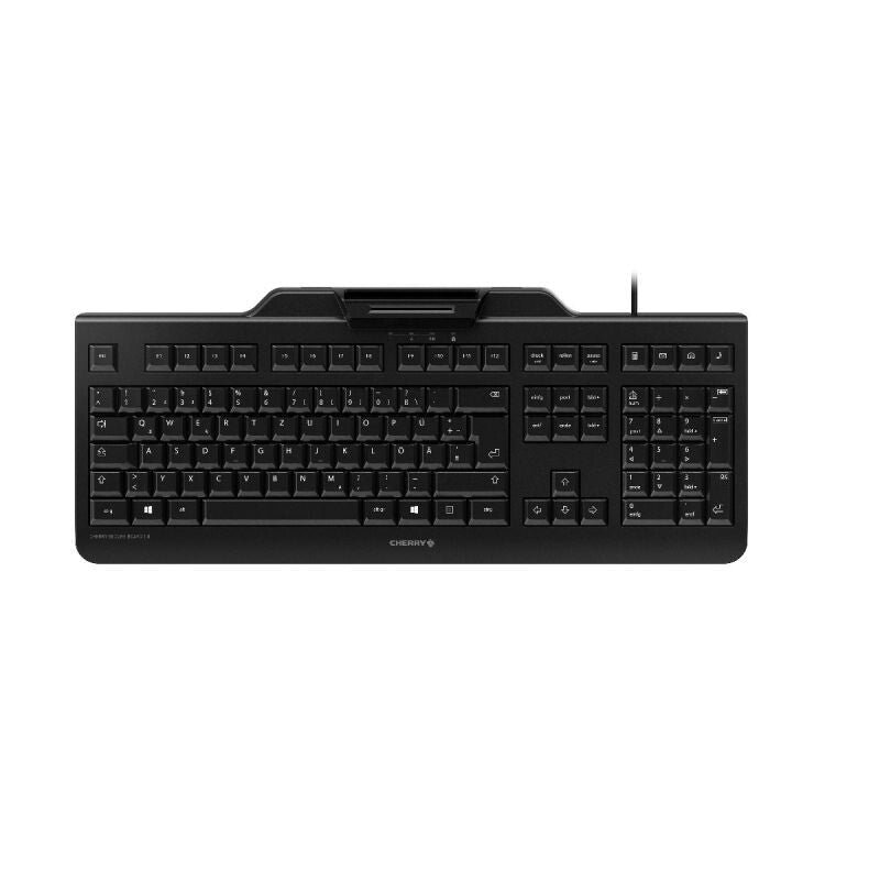 CHERRY SECURE BOARD 1.0 tastatur Kontor USB QWERTZ Tysk Sort