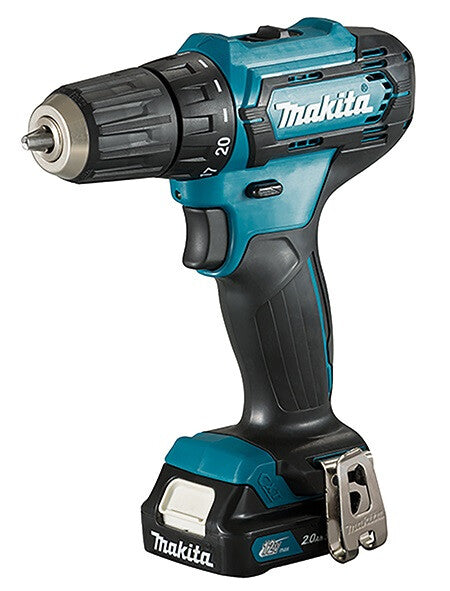 Makita DF333DSAE bor 1700 rpm Nøglefri 1,2 kg Sort, Blå