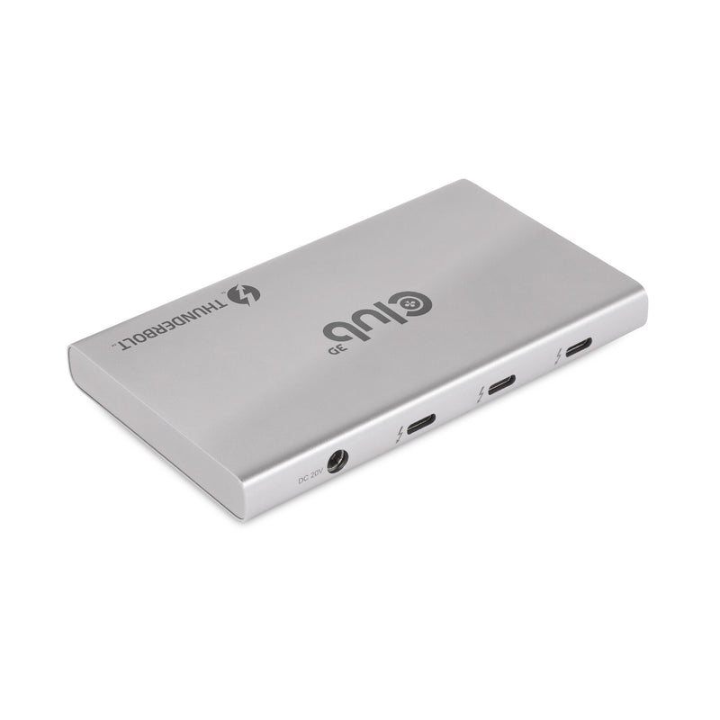 CLUB3D CSV-1580 dockingstation Docking Thunderbolt 4 Sølv