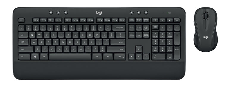 Logitech MK545 Advanced tastatur Mus inkluderet Universel USB QWERTZ Tysk Sort