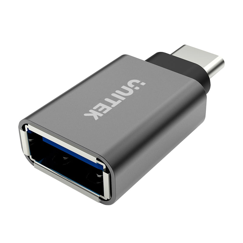 UNITEK Y-A025CGY kabel kønsskifter USB Type-C USB Type-A Metallic